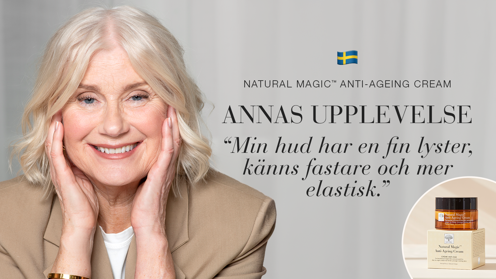 Min hud känns mjuk och silkeslen